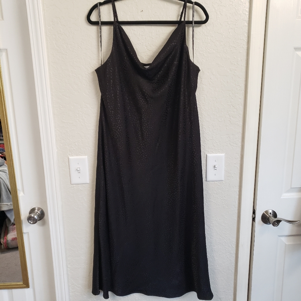 Emma & Michele cowl slip dress